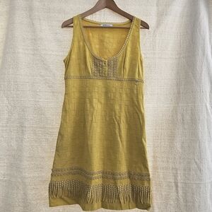 Yellow Sleeveless Dress